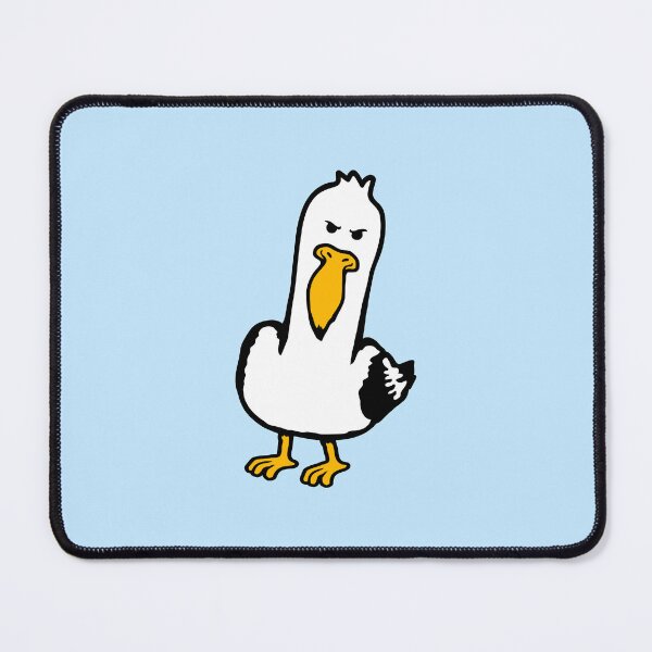 Item preview, Seagull Evil Duck Bird Smile Mean Evil Mad Funny designed and sold by shirt-o-mat.