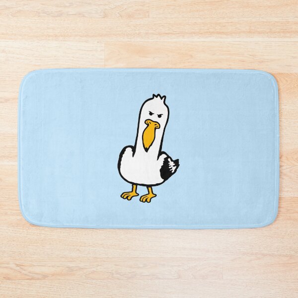 Item preview, Seagull Evil Duck Bird Smile Mean Evil Mad Funny designed and sold by shirt-o-mat.