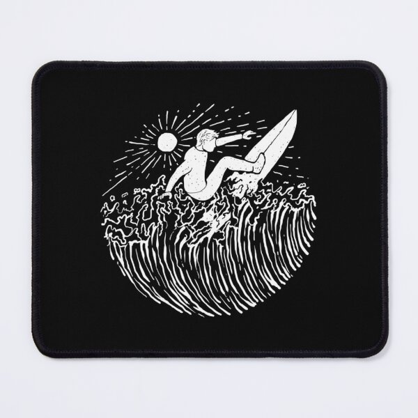 Item preview, White Manly Beach Surfer Silhouette Summer  Classic 		 designed and sold by easfarfdx78.