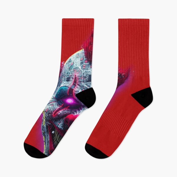 Item preview, Creepy Clown Glitch Art – Cyberpunk Halloween Horror designed and sold by trend-forge.