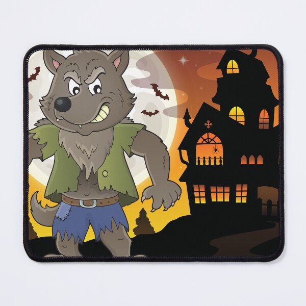 Item preview, Cute vintage Halloween werewolf design designed and sold by petpuppymania.
