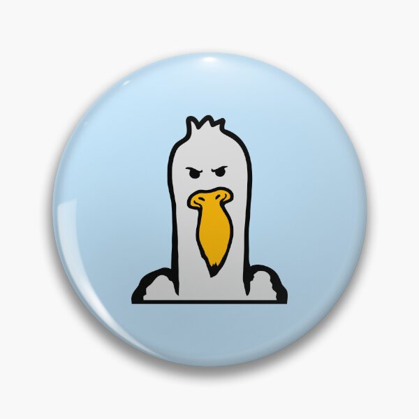 Item preview, Seagull Evil Duck Bird Smile Mean Evil Mad Funny designed and sold by shirt-o-mat.