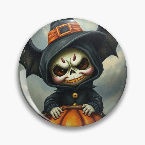 Item preview, Halloween Cute Pumpkin child character art illustration kawaii trick or treat designed and sold by Vintage Designs +.