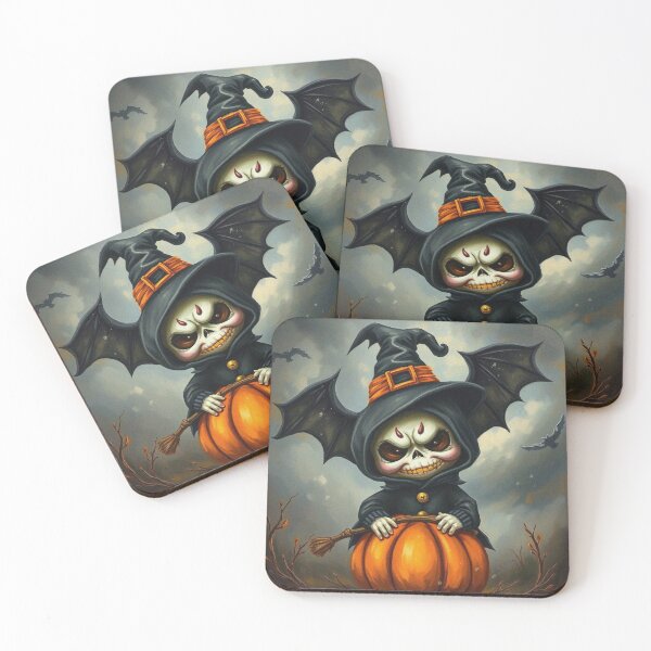 Item preview, Halloween Cute Pumpkin child character art illustration kawaii trick or treat designed and sold by Vintage Designs +.