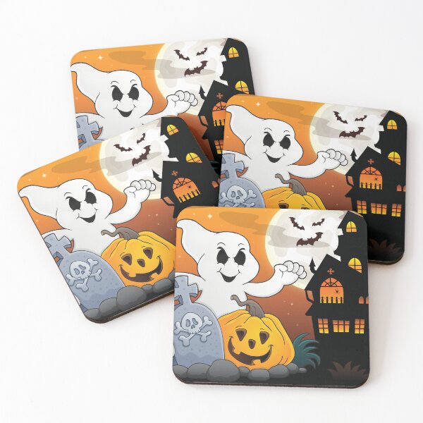 Item preview, Cute vintage Halloween ghost design designed and sold by petpuppymania.