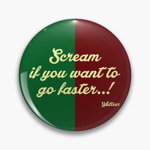 Item preview, Scream If You Want To Go Faster - designed and sold by waltzermitty.