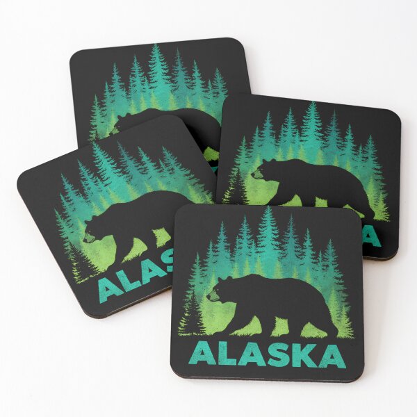 Item preview, Alaska Bear Silhouette – Wilderness Adventure T-Shirt Design designed and sold by Imaginationbeyond.