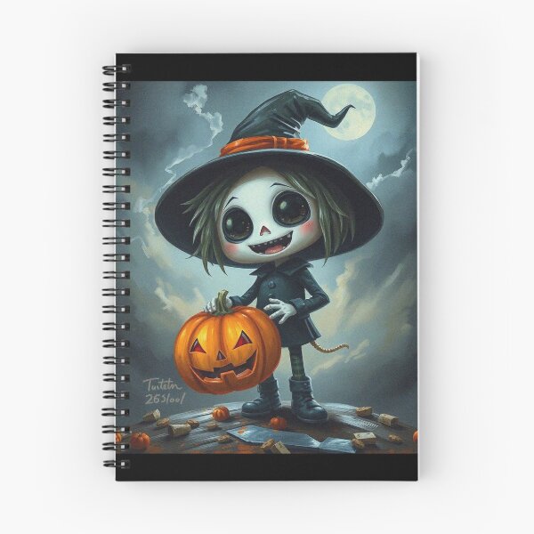 Item preview, Halloween Cute Pumpkin child character art illustration kawaii trick or treat designed and sold by Vintage Designs +.