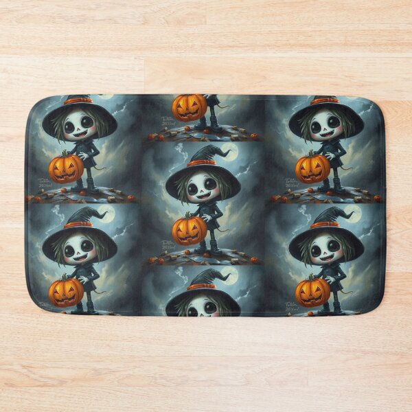 Item preview, Halloween Cute Pumpkin child character art illustration kawaii trick or treat designed and sold by Vintage Designs +.