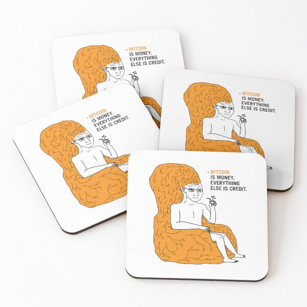 Item preview, Big Brain Wojak Bitcoin Quotes Meme designed and sold by CyberRex.