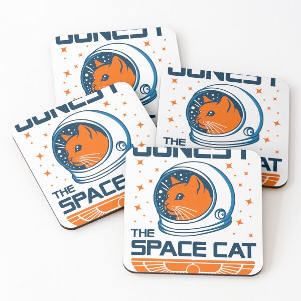 Item preview, Jonesy The Space Cat Retro Poster designed and sold by MargieSommer.