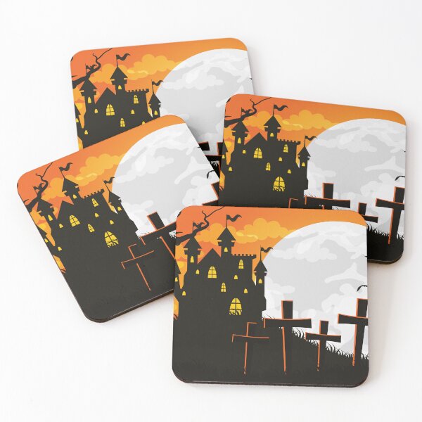 Item preview, Vintage Halloween Haunted House Design designed and sold by petpuppymania.