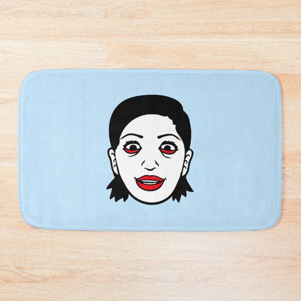 Item preview, Crazy Girl Mean Face Mad Maniac Laugh Eyes Weird designed and sold by shirt-o-mat.