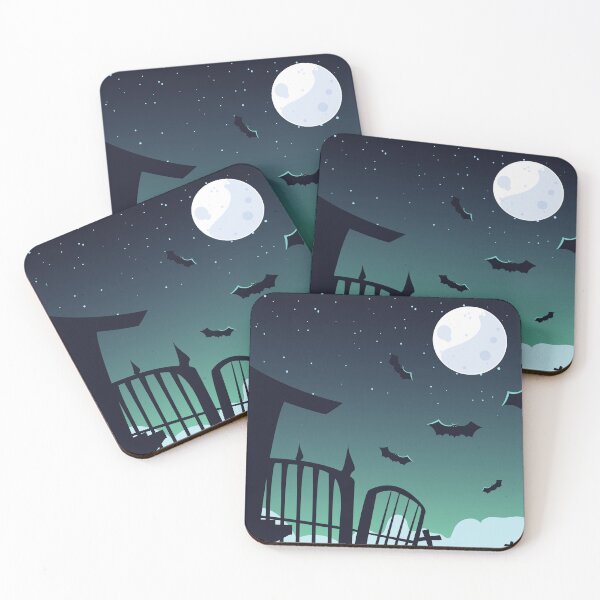 Item preview, Vintage Halloween Haunted House Design designed and sold by petpuppymania.