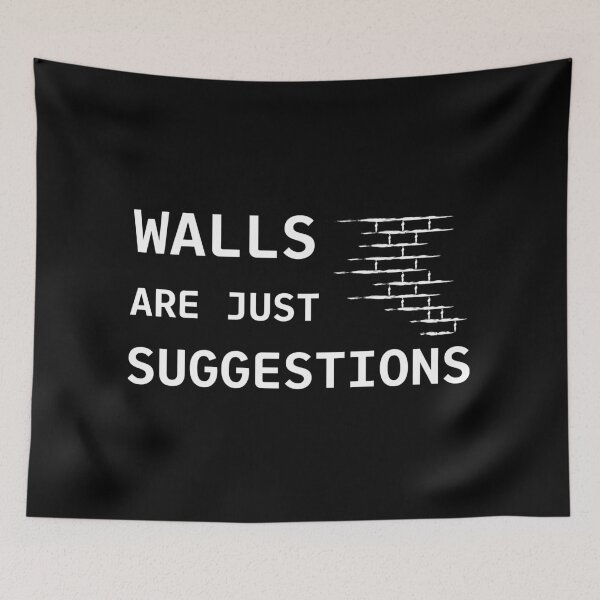 Item preview, Walls Are Just Suggestions - Parkour Streetwear Tee designed and sold by DreamArtmaStudio.