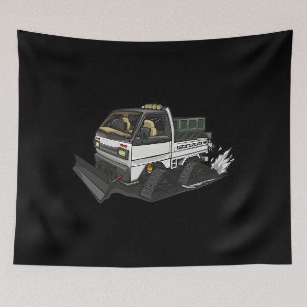 Item preview, Winter Kei Truck W Plow Amp; Tracks In The Snow Classic 		 designed and sold by jeqompfa83.
