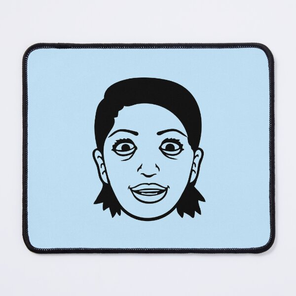 Item preview, Crazy Girl Mean Face Mad Maniac Laugh Eyes Weird designed and sold by shirt-o-mat.