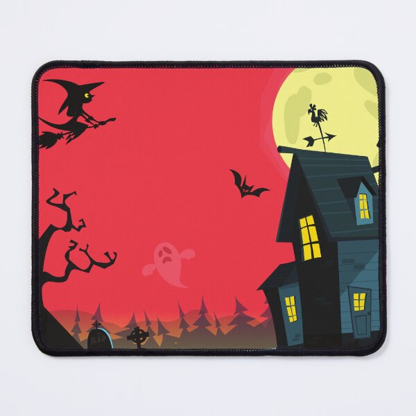 Item preview, Vintage Halloween Haunted House Witch Design designed and sold by petpuppymania.