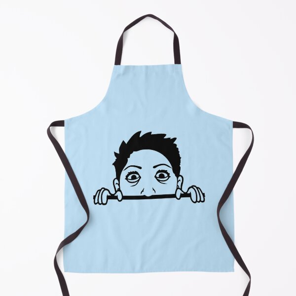 Item preview, Crazy Girl Hiding Mean Face Mad Maniac Eyes Weird designed and sold by shirt-o-mat.