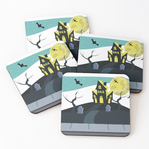 Item preview, Vintage Halloween Haunted House Design designed and sold by petpuppymania.