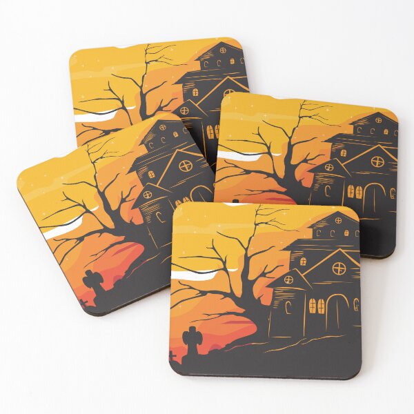 Item preview, Vintage Halloween Haunted House Design designed and sold by petpuppymania.