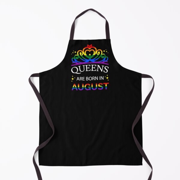 Item preview, LGBT Queens Are Born In August I - Pride Flag Colors designed and sold by Lemon Pepper.