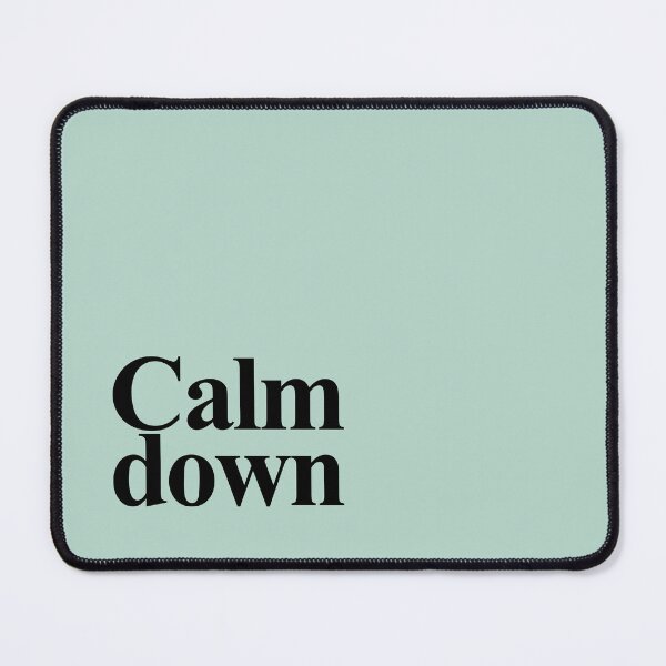 Item preview, Text “Calm down”. Minimalist text art. designed and sold by GiriaGallery.