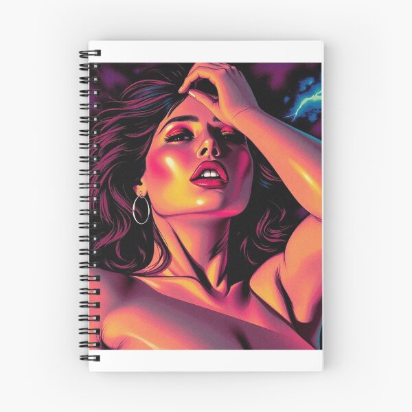 Item preview, Dramatic model illustration beautiful woman designed and sold by Vintage Designs +.