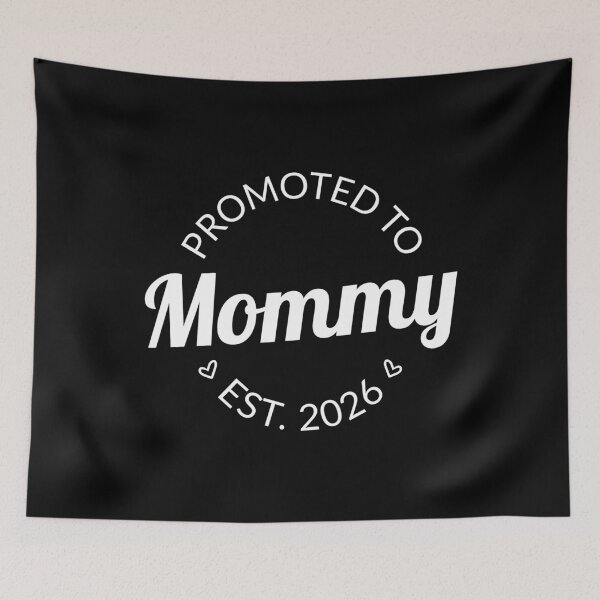Item preview, Promoted To Mommy Est. 2026 I designed and sold by Lemon Pepper.