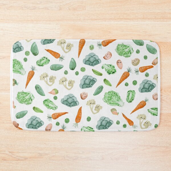 Item preview,  Cute vegetables pattern art designed and sold by Vintage Designs +.