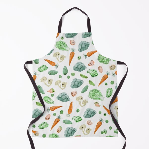 Item preview, Cute vegetables pattern art designed and sold by Vintage Designs +.
