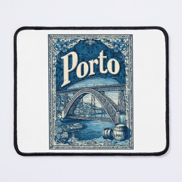 Item preview, Porto – Azulejo Design with Dom Luís I Bridge designed and sold by Meiersbeste.
