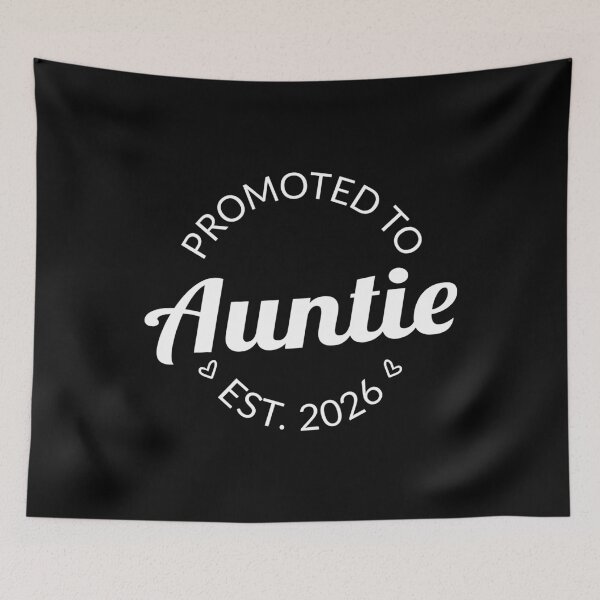 Item preview, Promoted To Auntie Est. 2026 I designed and sold by Lemon Pepper.