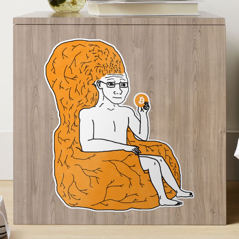 Big Brain Wojak Bitcoin Meme