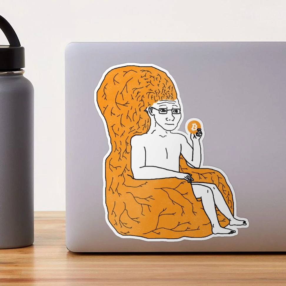 Big Brain Wojak Bitcoin Meme