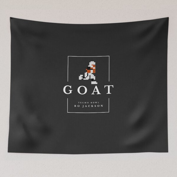 Item preview, Goat---Tecmo-Bowl-Bo-Jackson designed and sold by sveenithee.
