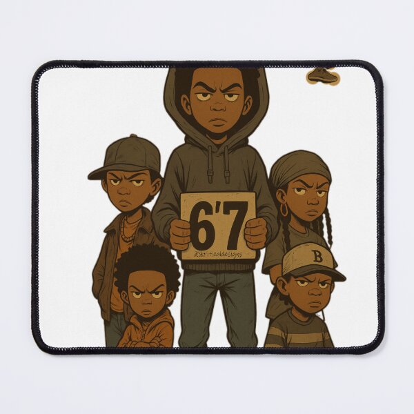 Item preview, 6'7 Series – Boondocks-Inspired Urban Resistance Art v3 designed and sold by KriticalDesigns.