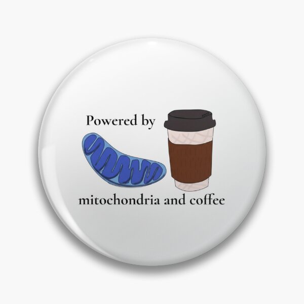 Aperçu de l'œuvre Alimenté par les mitochondries et le café créée et vendue par AtomaïLuna.