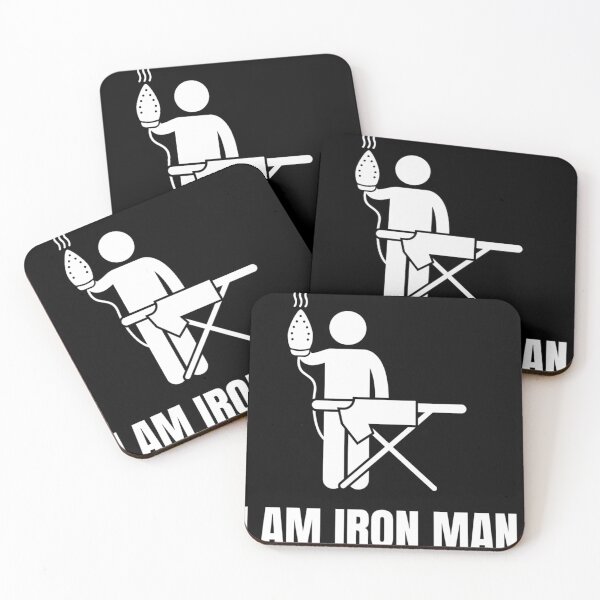 Item preview, I Am Ironing Man (White) designed and sold by LaraPeer.