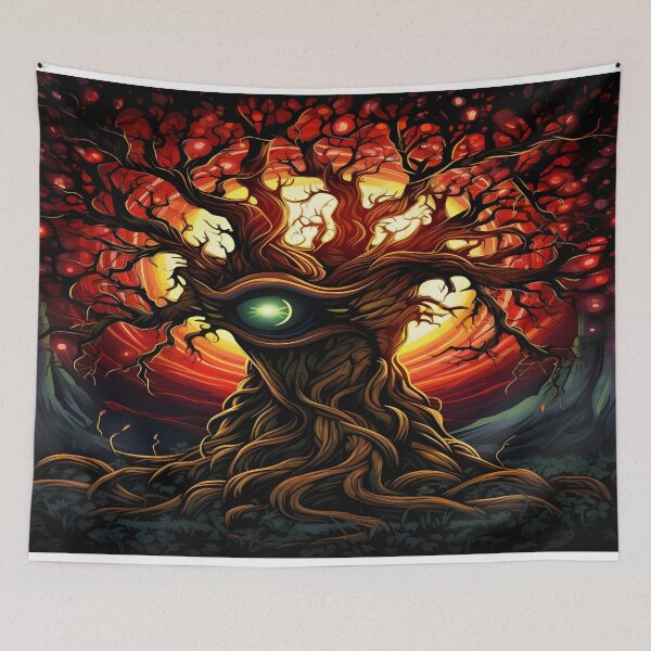 Item preview, Spooky Tree with Twisted Branches | Haunted Forest Gothic Art designed and sold by Ani-24.