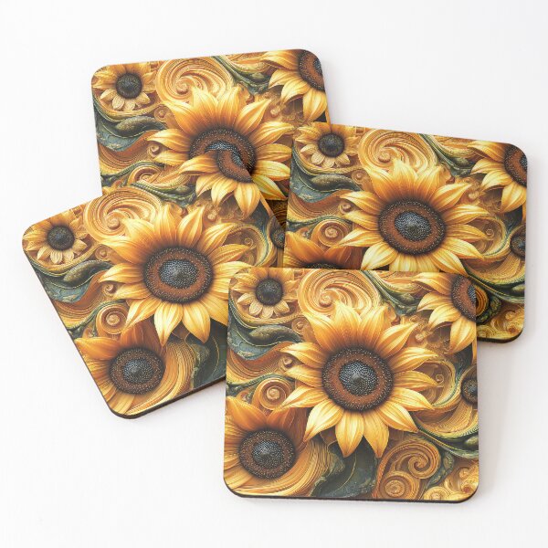 Item preview, Sunflower Fractal Art Design designed and sold by thewandswant.