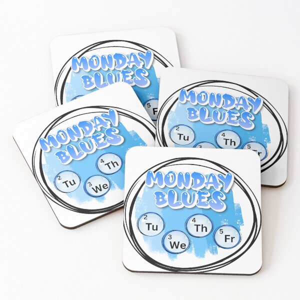 Item preview, Monday Blues | Lunedì Blu | Lundi Blues designed and sold by LenaBlueDesigns.