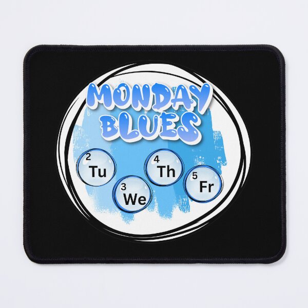 Item preview, Monday Blues | Lunedì Blu | Lundi Blues designed and sold by LenaBlueDesigns.