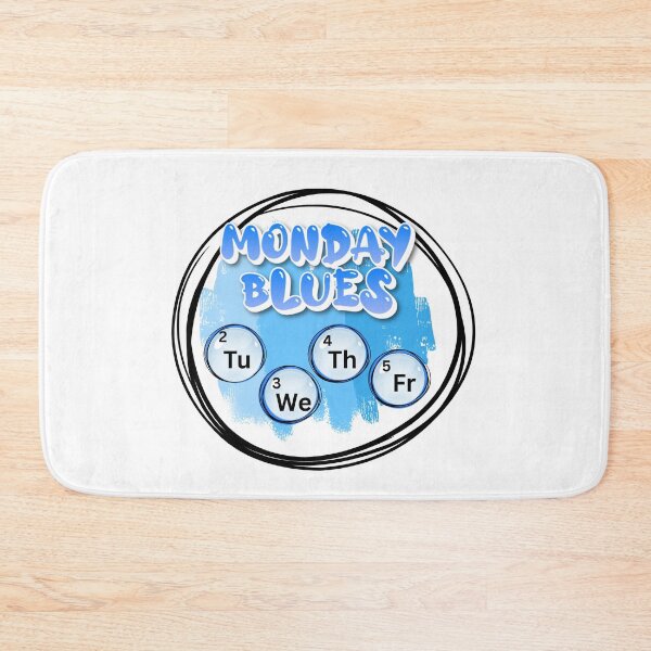 Item preview, Monday Blues | Lunedì Blu | Lundi Blues designed and sold by LenaBlueDesigns.