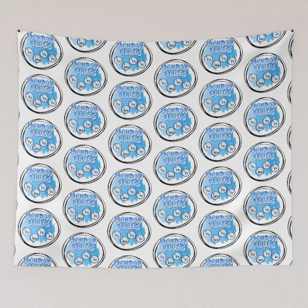 Item preview, Monday Blues | Lunedì Blu | Lundi Blues designed and sold by LenaBlueDesigns.