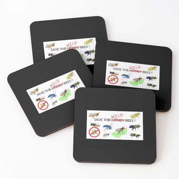 Item preview, Save the WILD bees (not honeybees)  	 designed and sold by trbnbhjlni87.