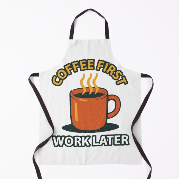 Item preview, Coffee First Work Later Funny Coffee Lover Tee designed and sold by Koony House and Field.
