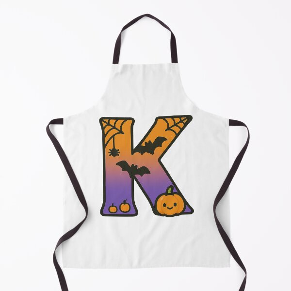 Item preview, Halloween Letter K – Cute Kawaii Cartoon with Spooky Details designed and sold by PrintCreations9.