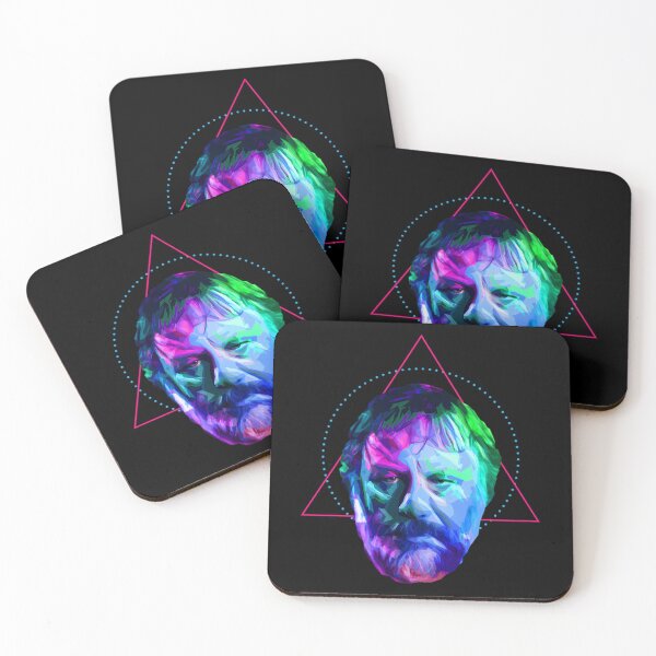 Item preview, Slavoj Zizek - Colorful Geometric Portrait  	 designed and sold by bwjmgamsai72.