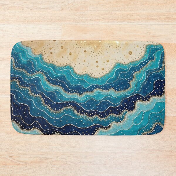 Item preview, Aboriginal Inspired Dot Art - With The Waves and Beach designed and sold by GrinGalore.